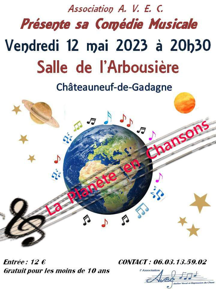 Spectacle concert des jours avec la planète en chanson